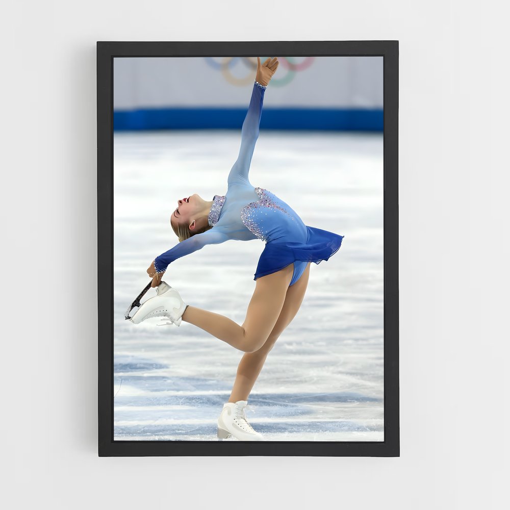 Poster Danse Glaciaire – affiche Patinage artistique (vue 2)